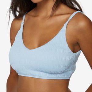 O'Neill Saltwater Solids Textured Trestles Bralette Swim Top